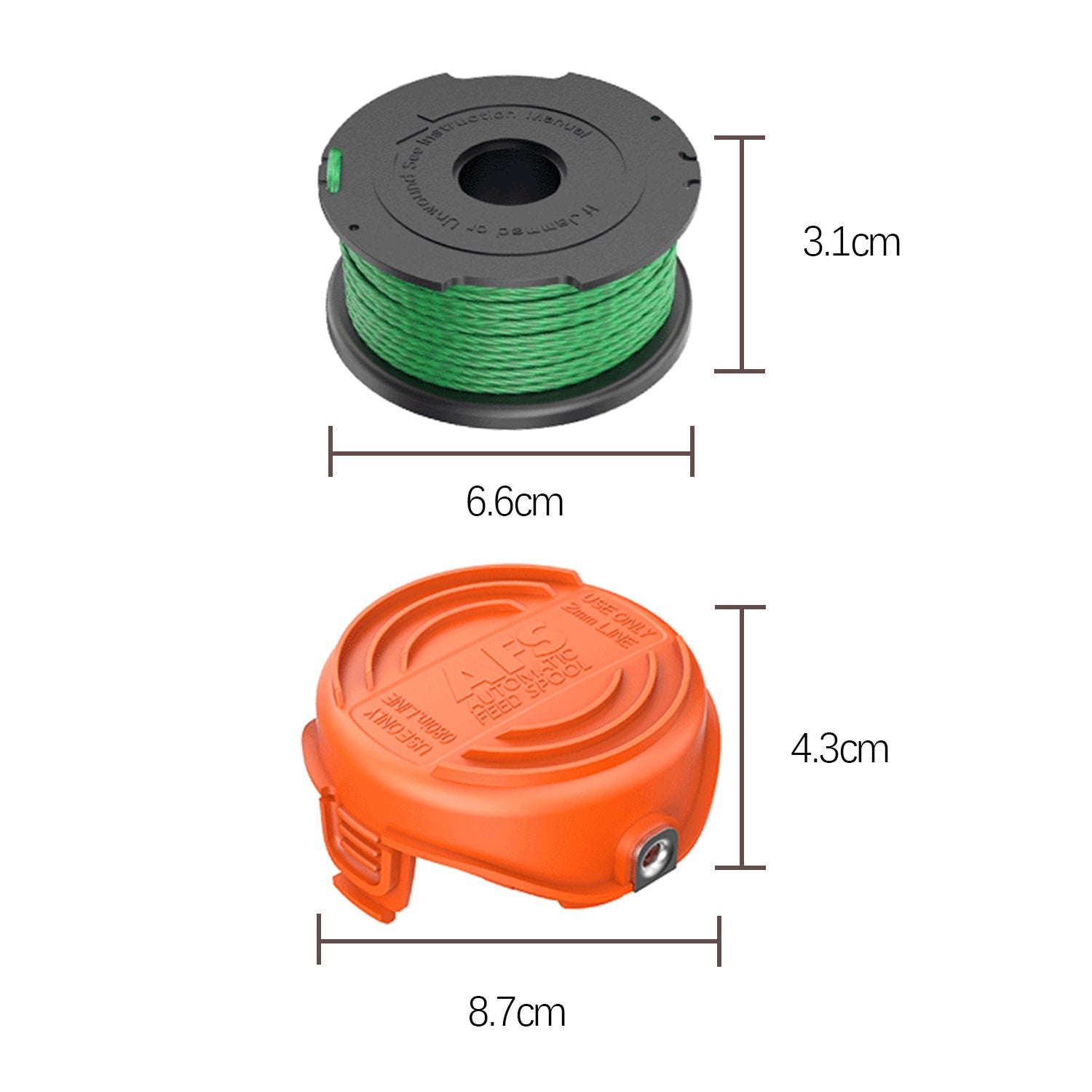 Set 3 Bobine Ricambio Per Decespugliatore Black & Decker GL7033 GL8033 GL9035 - Foto 10