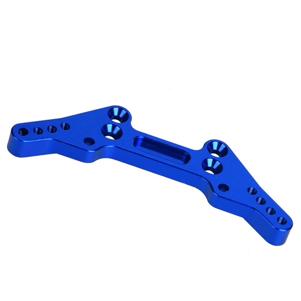Piastra ammortizzatore anteriore alta resistenza RC, per auto RC HPI RS4 Sport3 1/10 (blu scuro). - 3