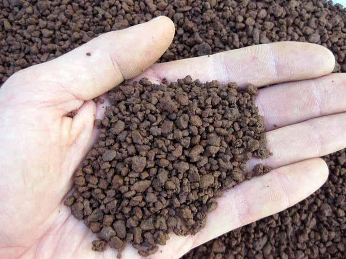 Lapillo vulcanico rosso pacciamante naturale per piante e vasi, 10/12 mm, Lt 33 / Default Title - 2