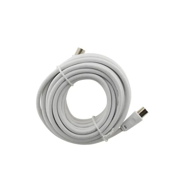 Cavo TV Coassiale Maschio/Maschio - 5 Metri, Connettori 9,52 Mm, Con Adattatore Femmina, Per TV E Decoder - Foto 10