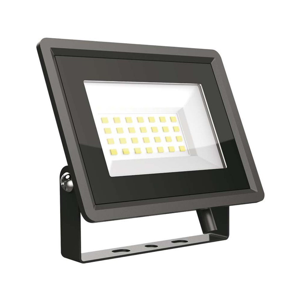 Reflektor LED SMD serii F 20 W, czarny, 4000 K, IP65