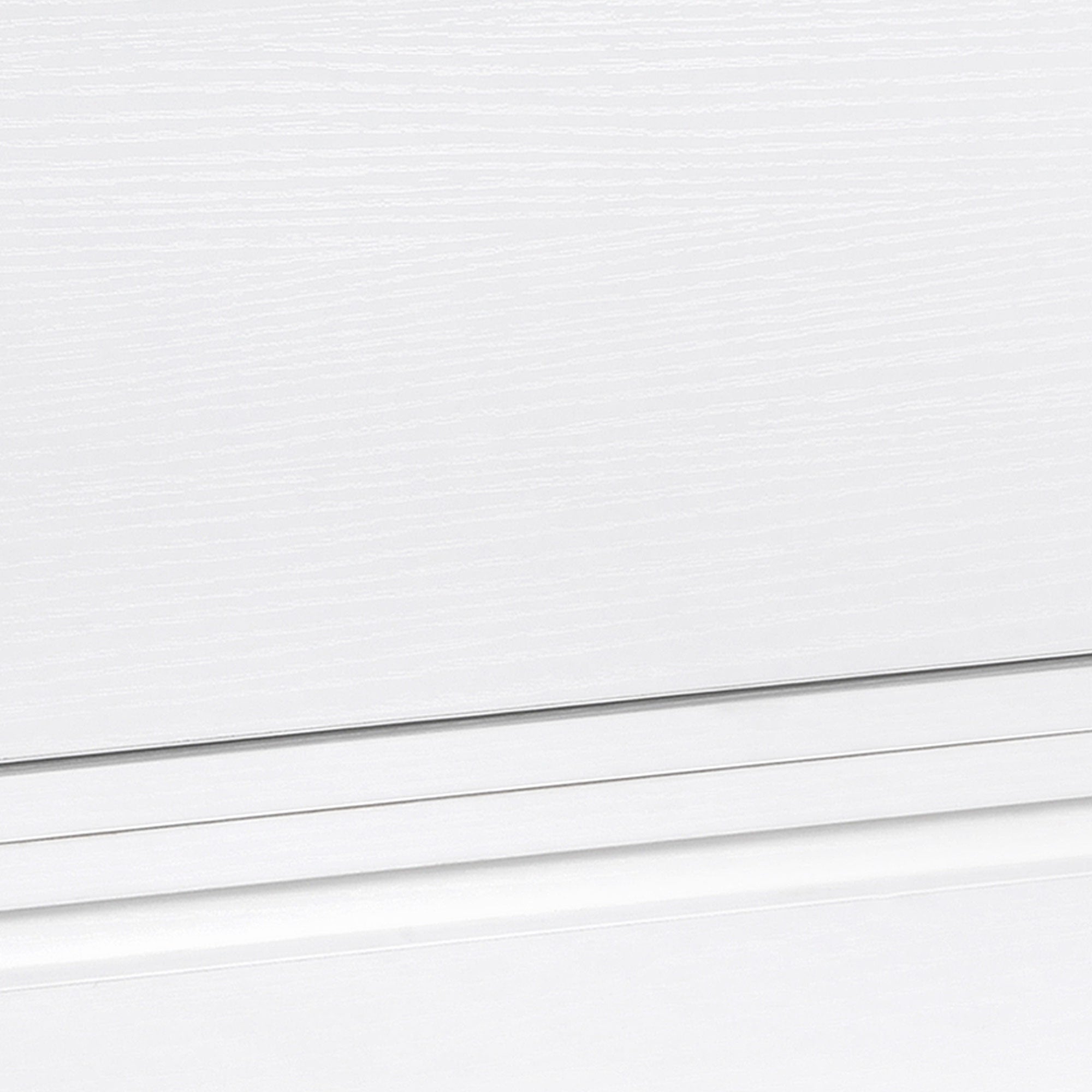 HOMCOM Comodino Set 2 Pezzi con Cassetto e Design Sospeso per Camera da Letto e Soggiorno, in Truciolato e MDF, 49x38x23 cm, Bianco - 7