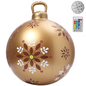 Grandi palline di Natale | 61 cm gonfiabili per la decorazione