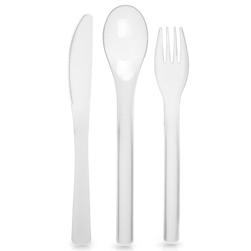 Zestaw sztućców plastikowy 4 el.