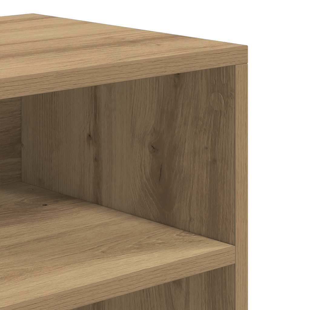 Bibliothèque pour Bureau en Bois Marron H. 71.5 x l. 60 x P. 30 cm - 7