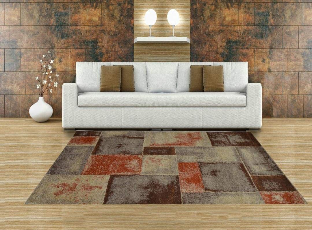 Alfombras Iberia , Alfombra Infinity 190 X 280 Cm, Para Salón, Cocina O Habitación Marrón , Leroy Merlin