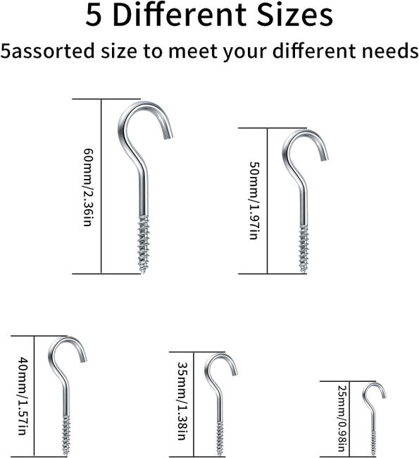 Set di ganci da parete e da soffitto 2 pz Set di ganci da parete e da soffitto 2 pz