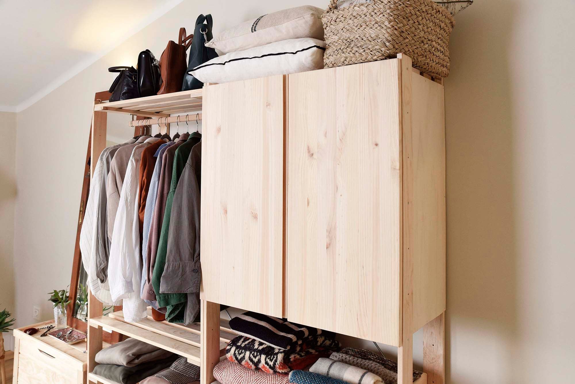 Armoire en bois pour étagère NOVA, 79,5x76,5x40,5 cm - 3