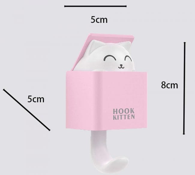 Ganci adesivi resistenti – gancio portachiavi in legno a forma di animale in stile cartone animato, gancio da parete per cappotti, accappatoi, asciugamani, cappello Ganci adesivi resistenti – gancio portachiavi in legno a forma di animale in stile cartone animato, gancio da parete per cappotti, accappatoi, asciugamani, cappello