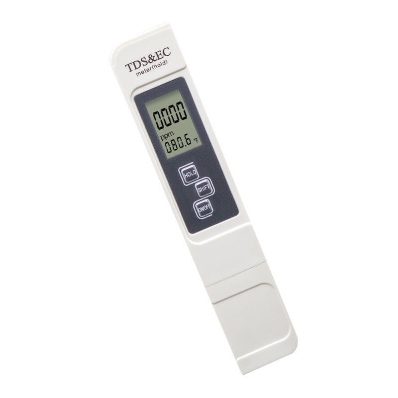 Testeur de qualité eau 3 en 1 TDS EC, affichage numérique température (eau potable, aquariums, piscines, spas) - 7