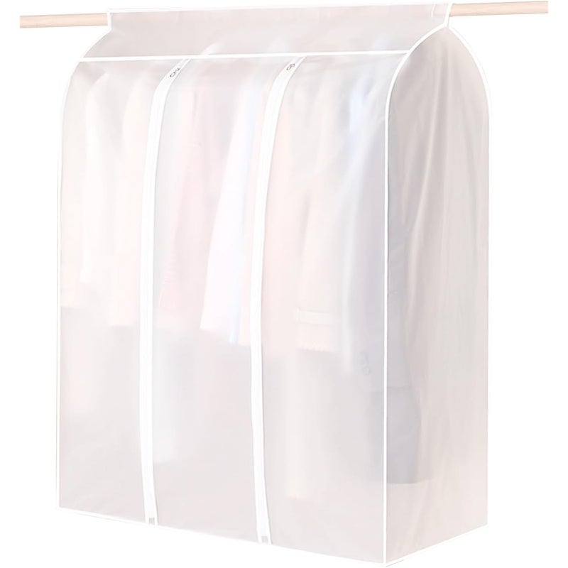 Pokrowiec ochronny na ubranie z zamkiem błyskawicznym - 90 x 100 x 50 cm - Większy i grubszy, odporny na wilgoć i kurz