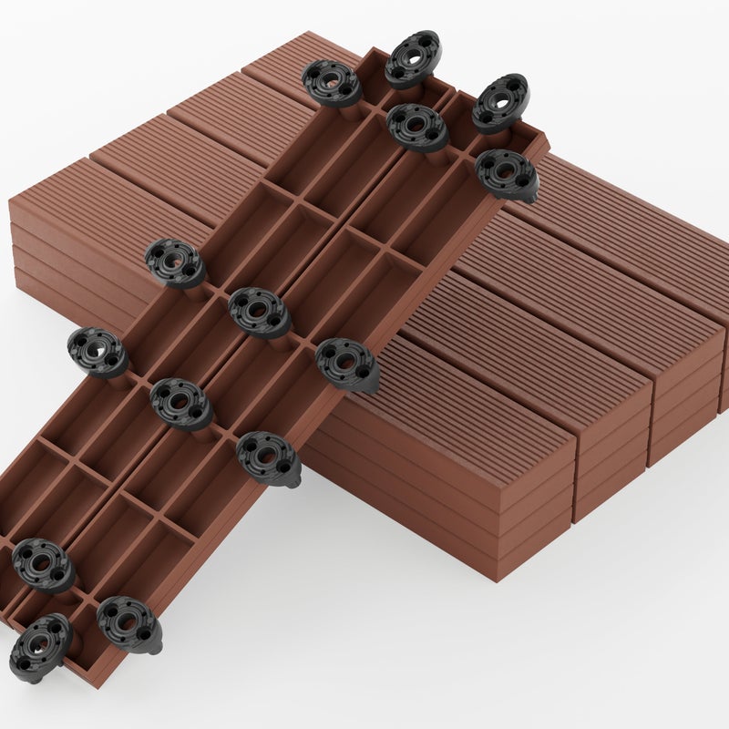 Deska Tarasowa Kompozytowa WPC Kasztan C6 50x8x2,1 cm GUMI - 16szt.