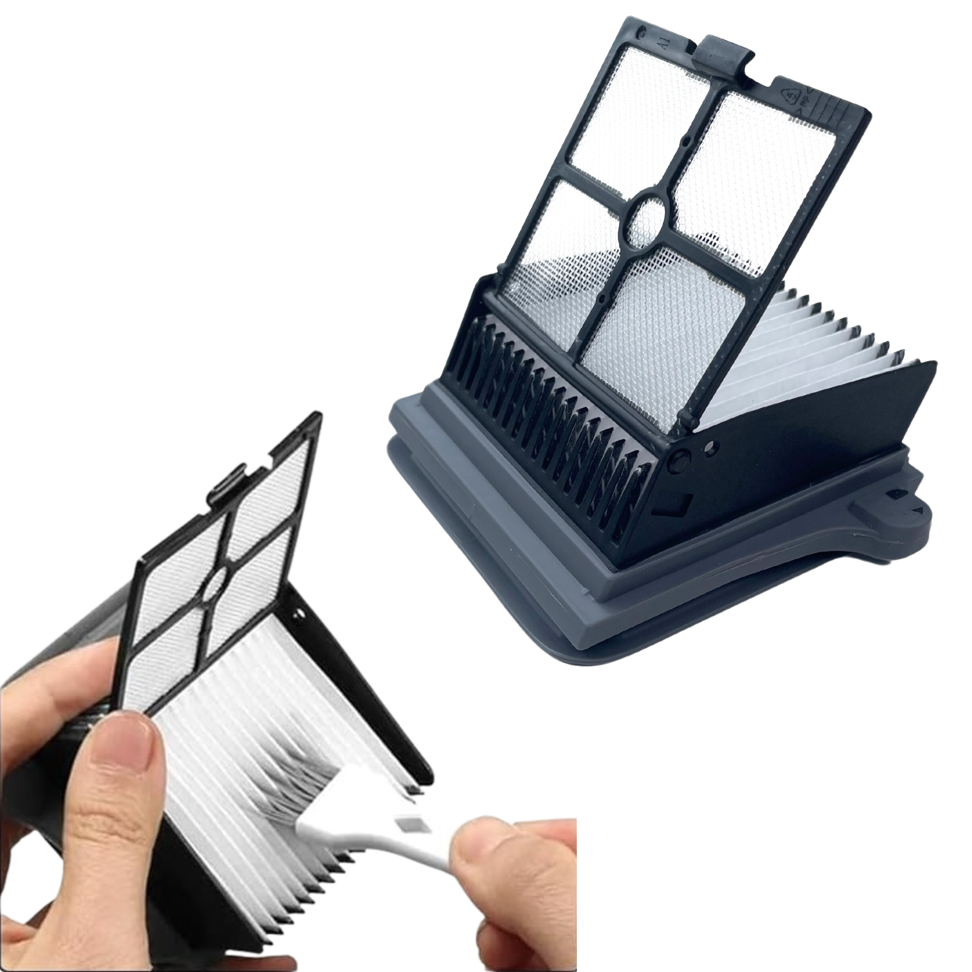 Pack accessoires pour Tineco Floor One S5 / Floor One S5 PRO / Floor One S5 PRO 2 / Floor One S5 EXTREME - Rouleau Brosse [Lot 2] Filtre [Lot 2] - 5