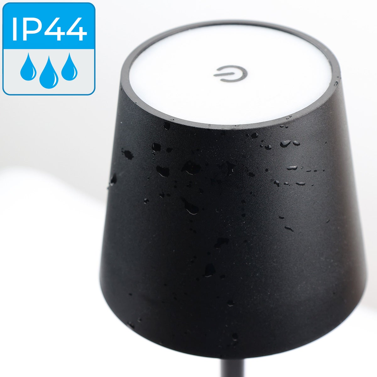 Lámpara de Mesa Recargable Portátil LED CCT 3000K-4000K-6000K en Aluminio, IP44, 1.5W, Táctil con Intensidad Regulable - 6