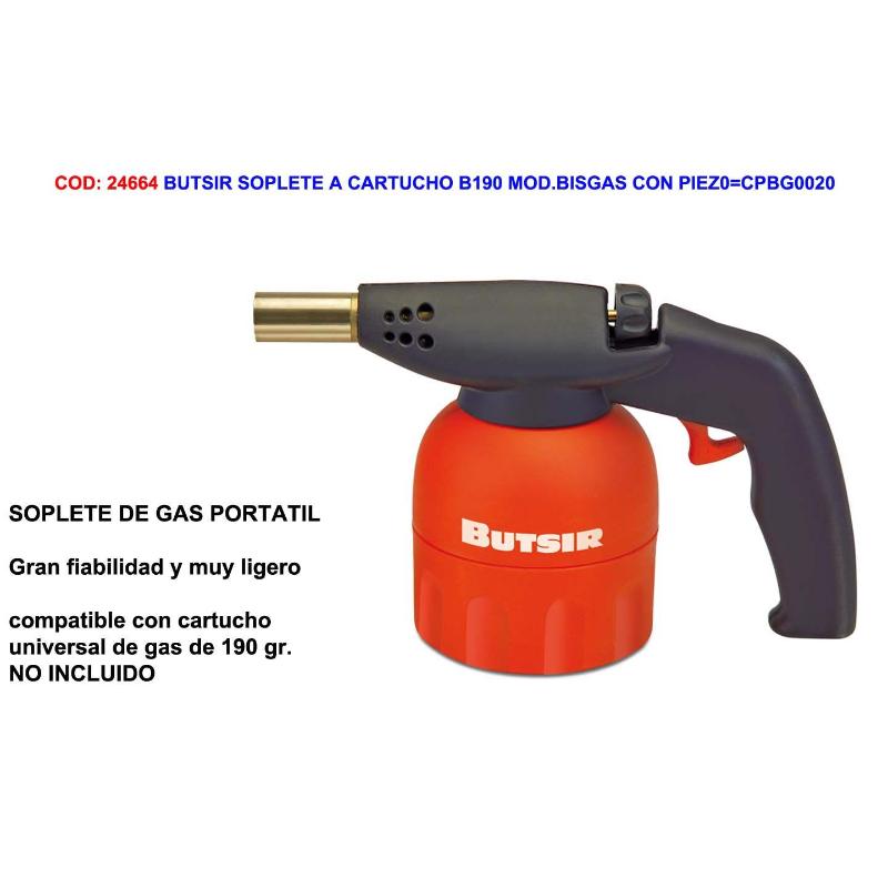 BUTSIR SOLDADOR GAS CARTUCHO 190 GR.PISTOLA (CARTUCHO NO INCLUIDO ...