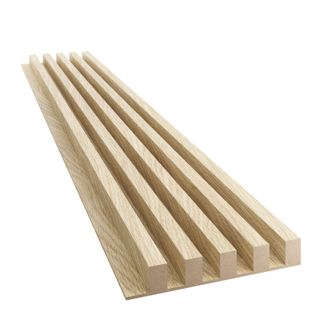 LAMELE NA OKLEINOWANEJ PŁYCIE MDF - DĄB EUROPEJSKI CPL - 2