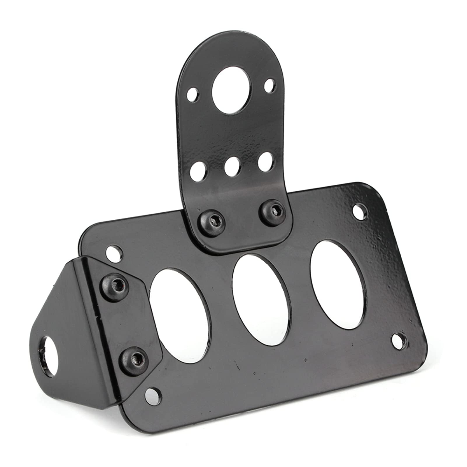 Râtelier Vertical Pour Barres Olympiques – Support De Rangement 5 Barres – Noir – Acier