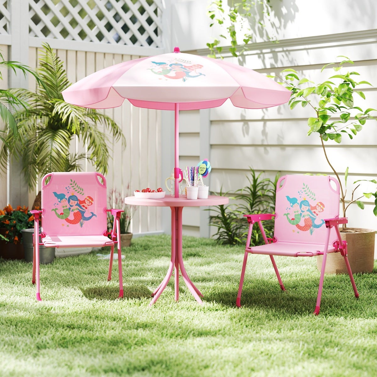 Set da picnic per bambini dai 3 ai 6 anni con tavolo per attività all