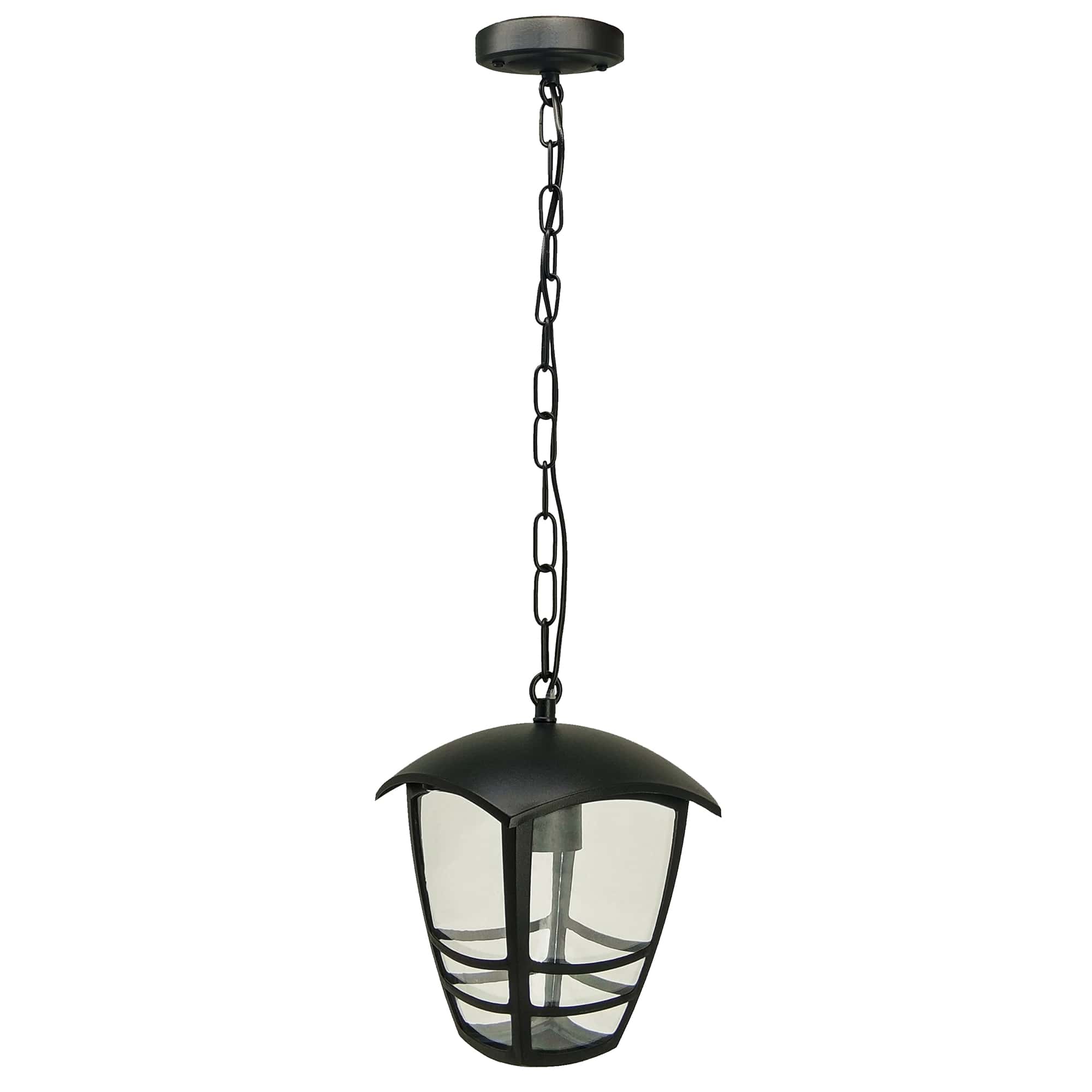 Lampa ogrodowa wisząca IMMA Black C E27 czarny łańcuch 1,1m IP44 EDO
