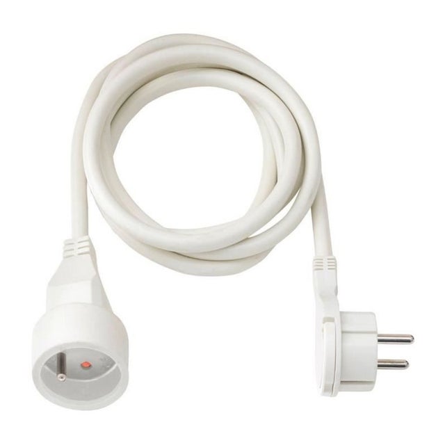 Brennenstuhl Rallonge 2m de cable avec fiche plate utilisation en interieur