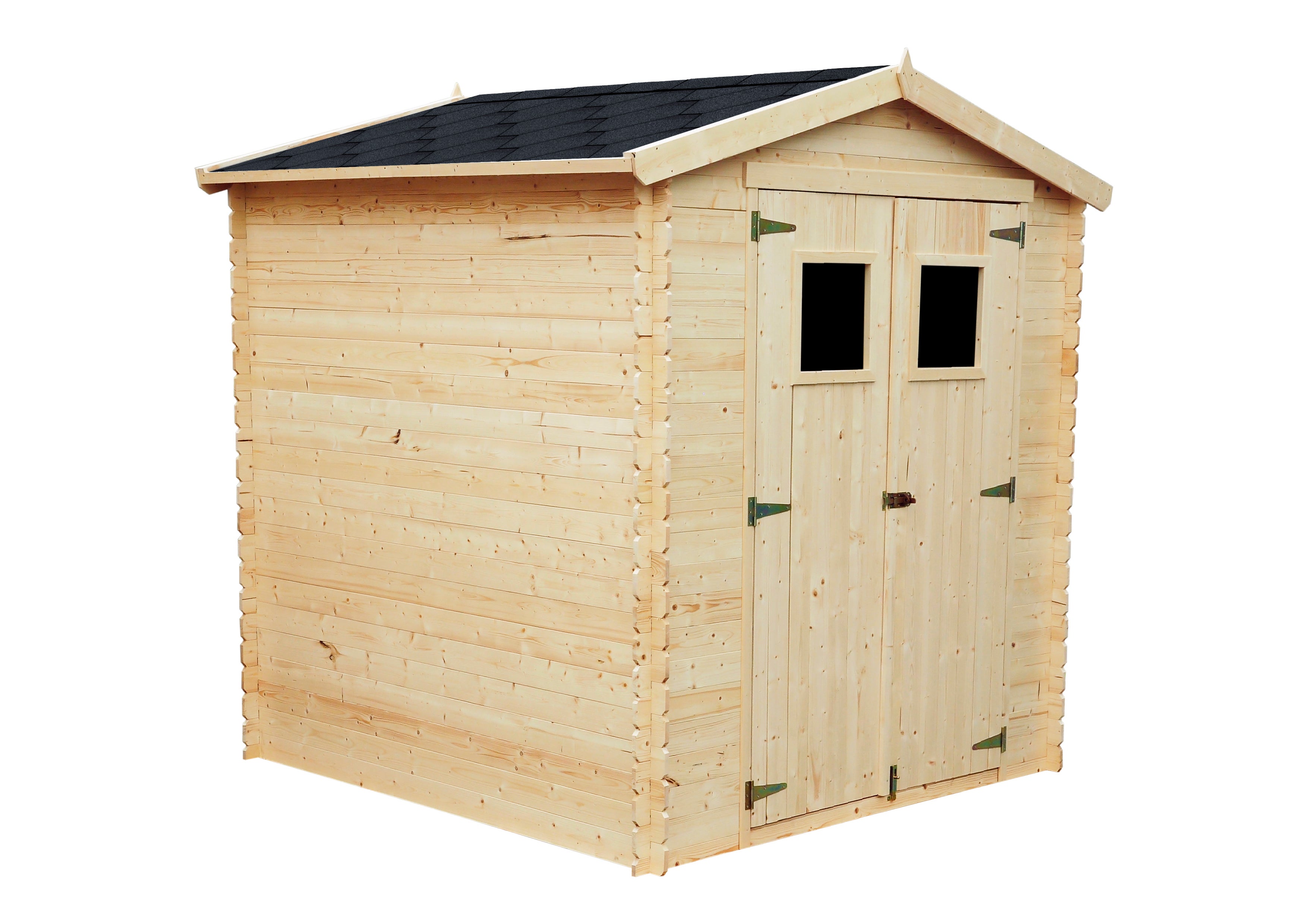 Bardeaux bitumineux Hexagonal Rock H-BLACK, couleur noir - bitume toiture - 2