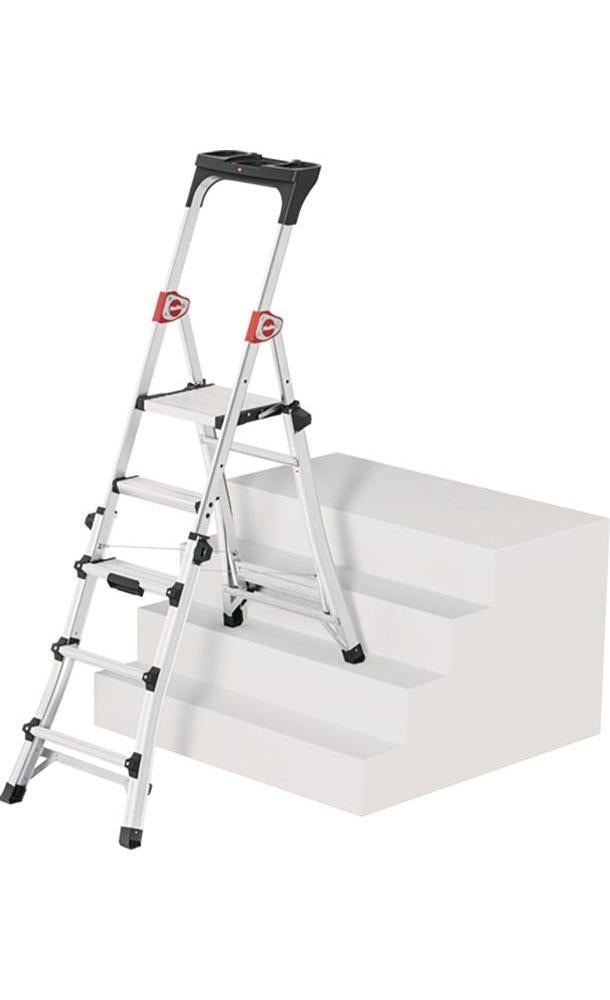 Drabina teleskopowa aluminiowa HAILO TL100 TopLine 3-5 st (wys. rob. 3,09m)