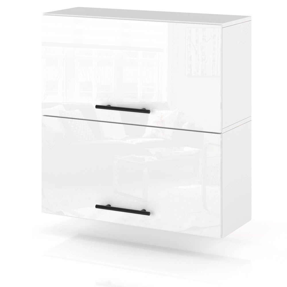 Szafka kuchenna wisząca klapowa modułowa 60cm spremium biały połysk