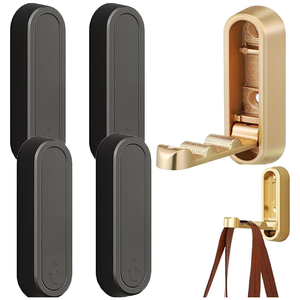 Quattro Ganci Da Parete Pieghevoli, Ganci Da Parete In Alluminio Ganci Pieghevoli A 90 Gradi Ganci Per Cappotti Nascosti Oro 98540389