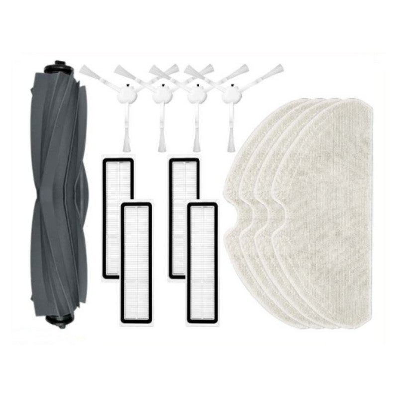 Yivy - Kit 13 Accessoires Compatibles Dreame D10S Plus / Dreambot D10S+ - Brosse, Filtres HEPA, Sacs, Lingettes Et Plus