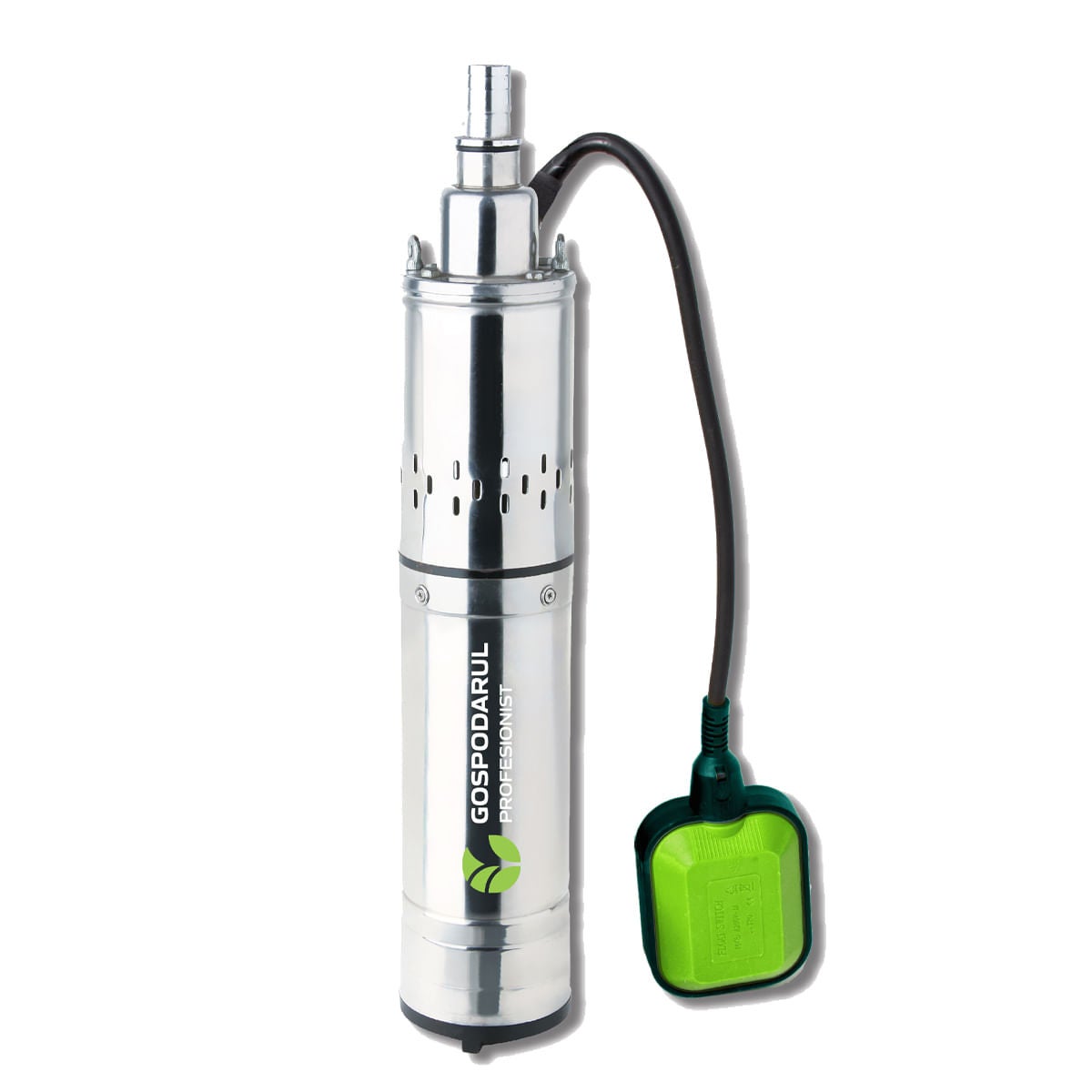 Pompa submersibila apa curata Gospodarul Profesionist cu snec si flotor 4QGD-1500-F, 1500W, diametru refulare 1 tol, 3900 L/H