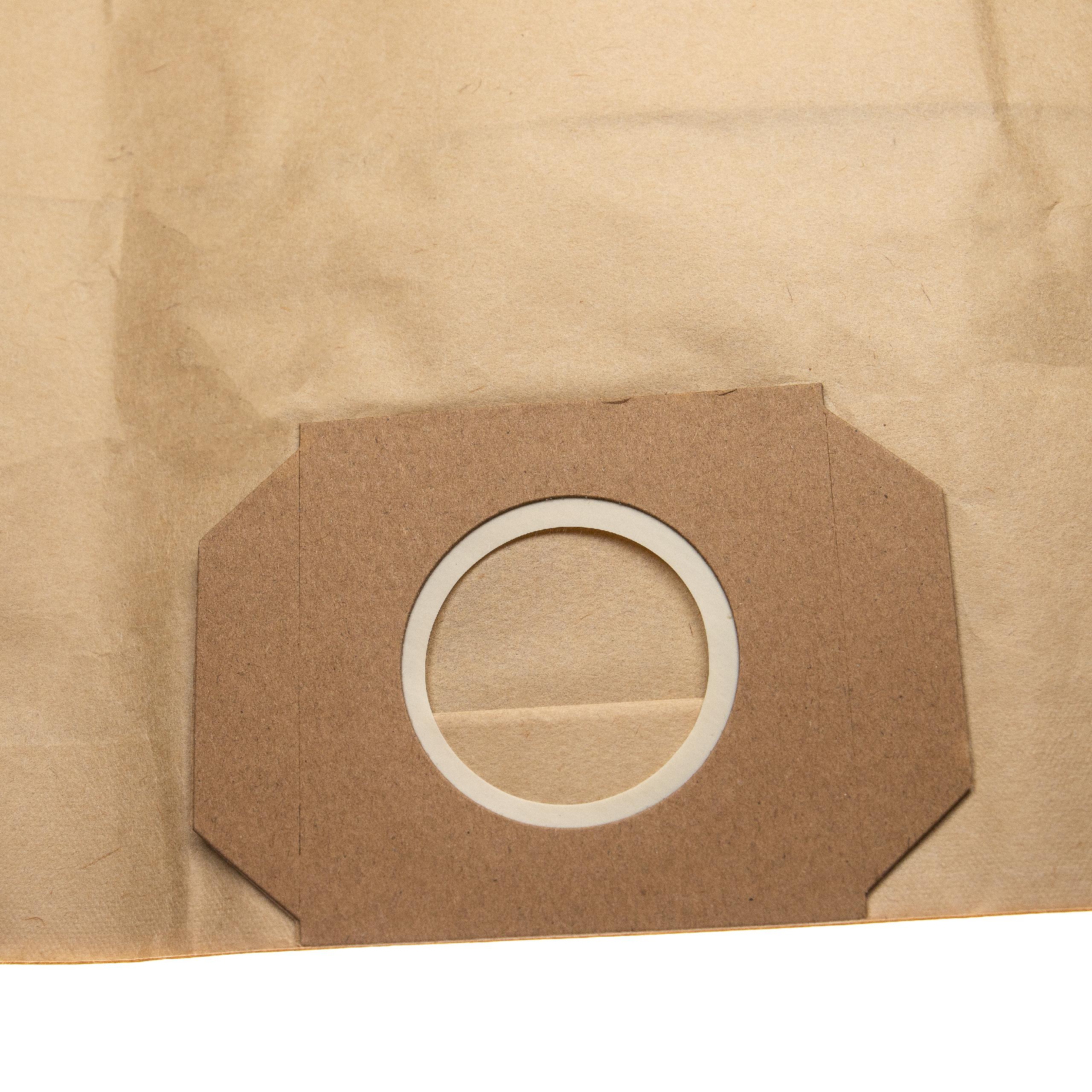 vhbw 10x Sacs compatible avec Thomas Super 30, POWER PACK 1630 SE, Super 30 R, SUPER 30 S aspirateur - papier, 22cm x 62cm beige - 2