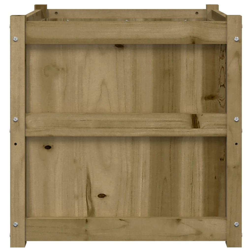 Lot de 2 Jardinières | Bac à fleurs | Pot de fleurs bois de pin imprégné574822 - 7