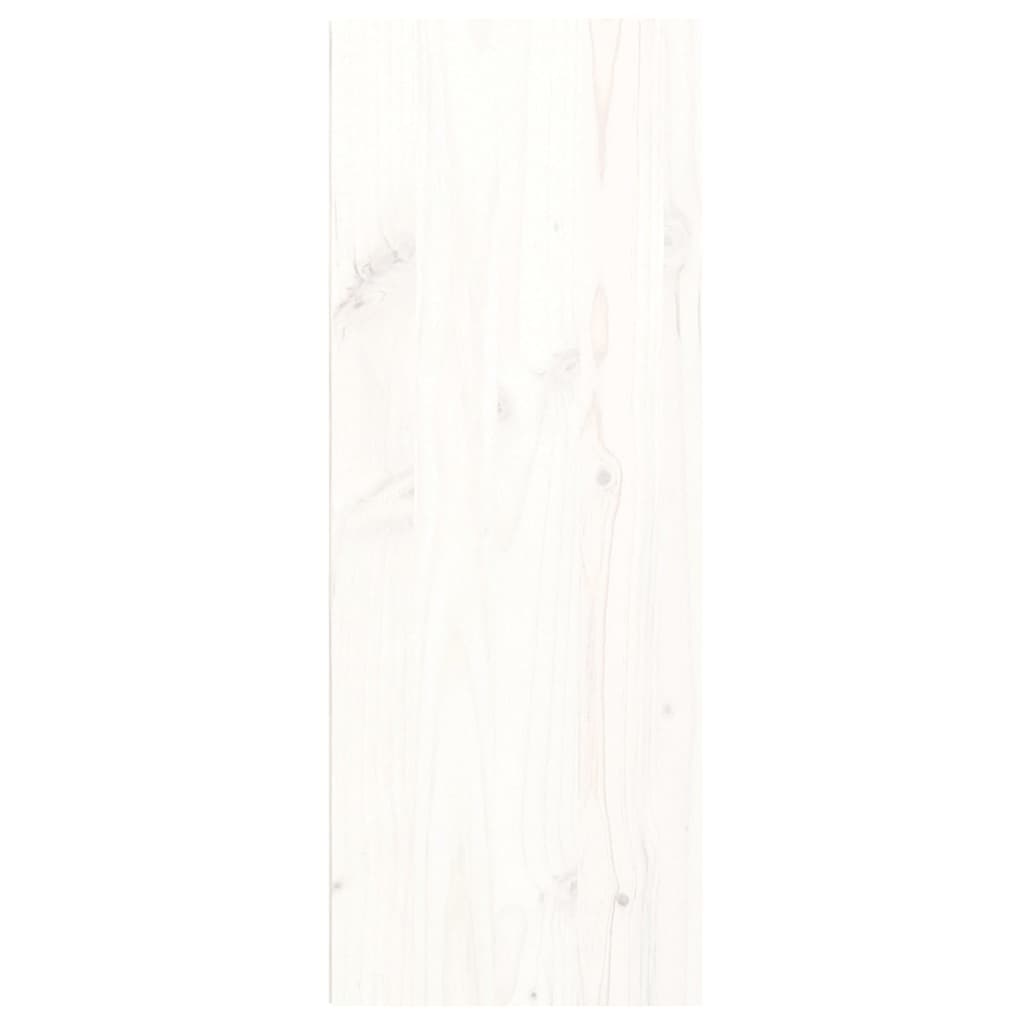 Maison Exclusive - Armario de pared de madera maciza de pino blanco 30x30x80 cm - 7