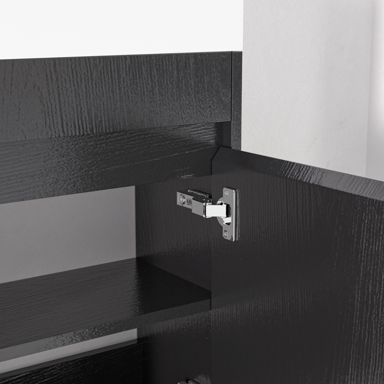 LOMAZOO meuble lave-mains Ibiza chêne noir - 40cm - 5