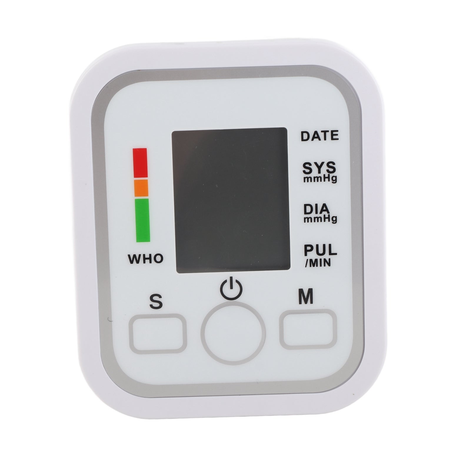 Testeur de pression artérielle, écran LCD, mesure précise, moniteur de brassard Portable avec fonction de réglage de l'heure - 6