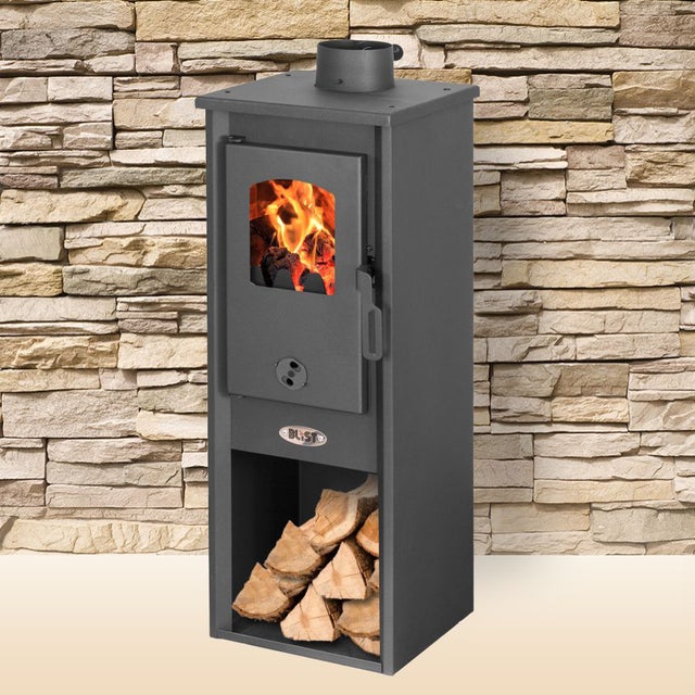 Stufa a Legna Berna Lux S 5.3 kW Antracite