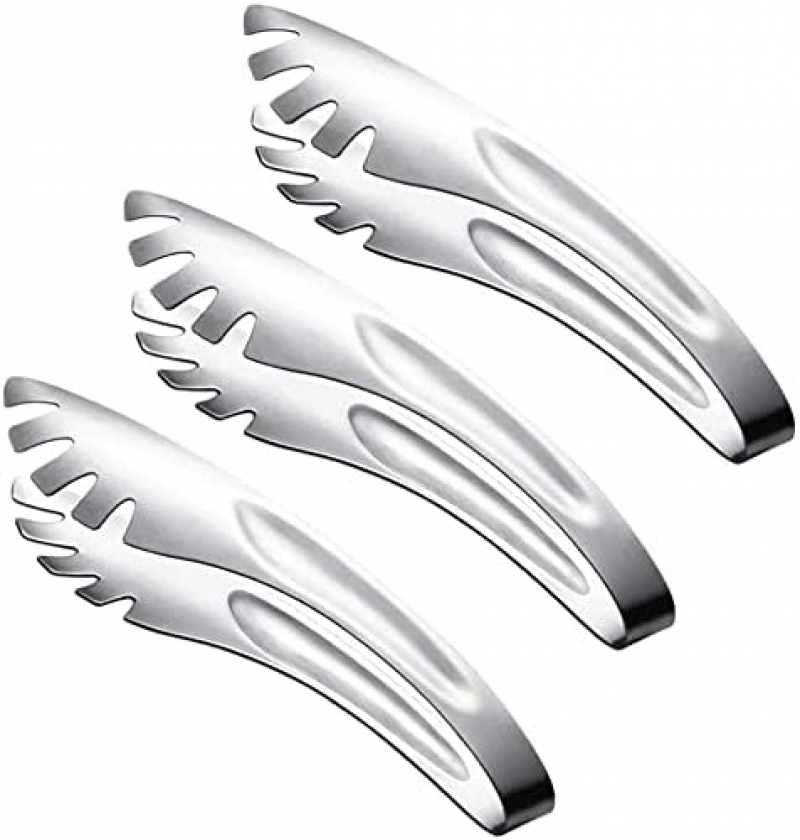 Szczypce do makaronu 3-częściowe, szczypce do makaronu ze stali nierdzewnej, szczypce do żywności, szczypce do serwowania, szczypce kuchenne