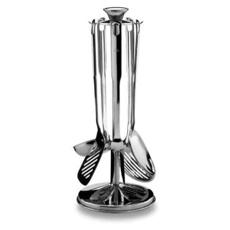 Lacor 62601- Set mestoli Cucina con Base mm 5 Piccolo