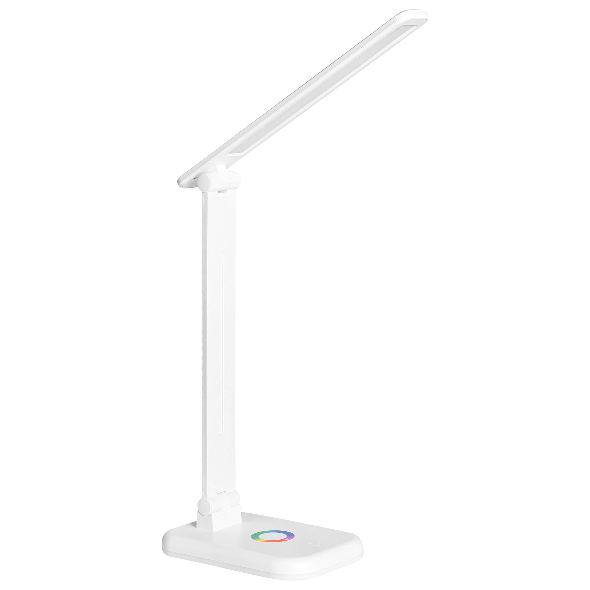Lampka biurkowa LED RGB Alma 12W 3000-6500K CCT regulacja dotykowa stojąca biała MasterLED
