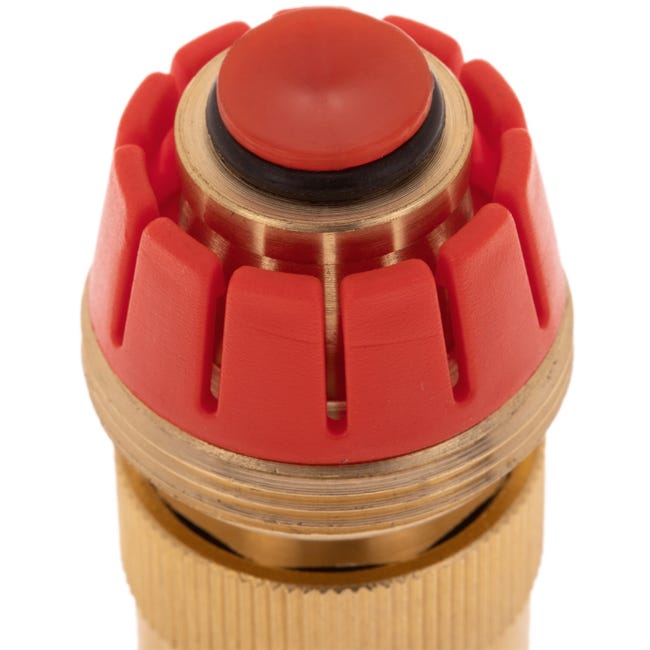 Grifo doble stop para la instalación de un programador de riego de