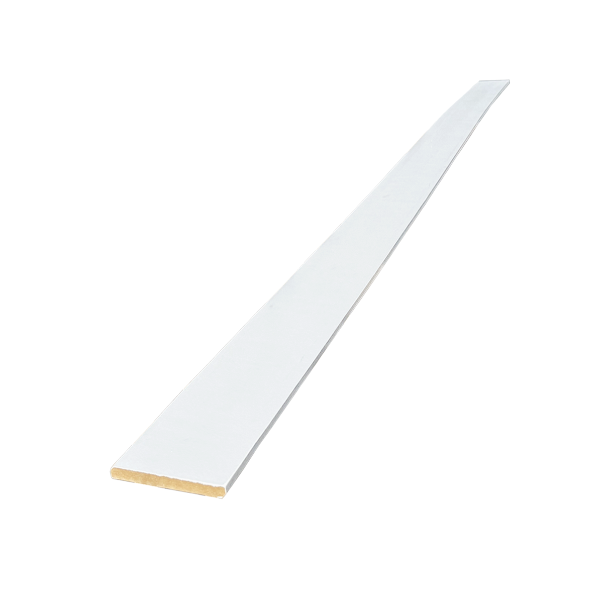 Lot de 5 Plinthes Arrondies MDF Prépeint Blanc, L. 2,44 m x l. 11,8 cm x Ep. 1,2 cm - 4