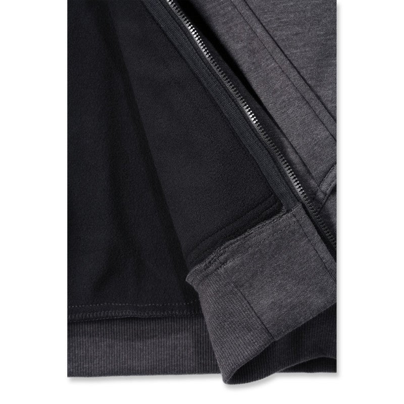 Sweat à capuche zippé déperlant et anti-vent CARHARTT - Gris foncé - Taille L - 8