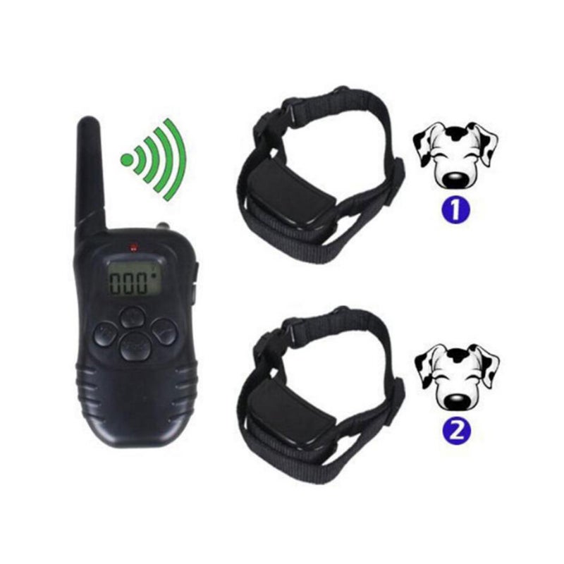 Dispositivo de entrenamiento para perros, dispositivo de entrenamiento para perros con control remoto inalámbrico con receptores duales - 4