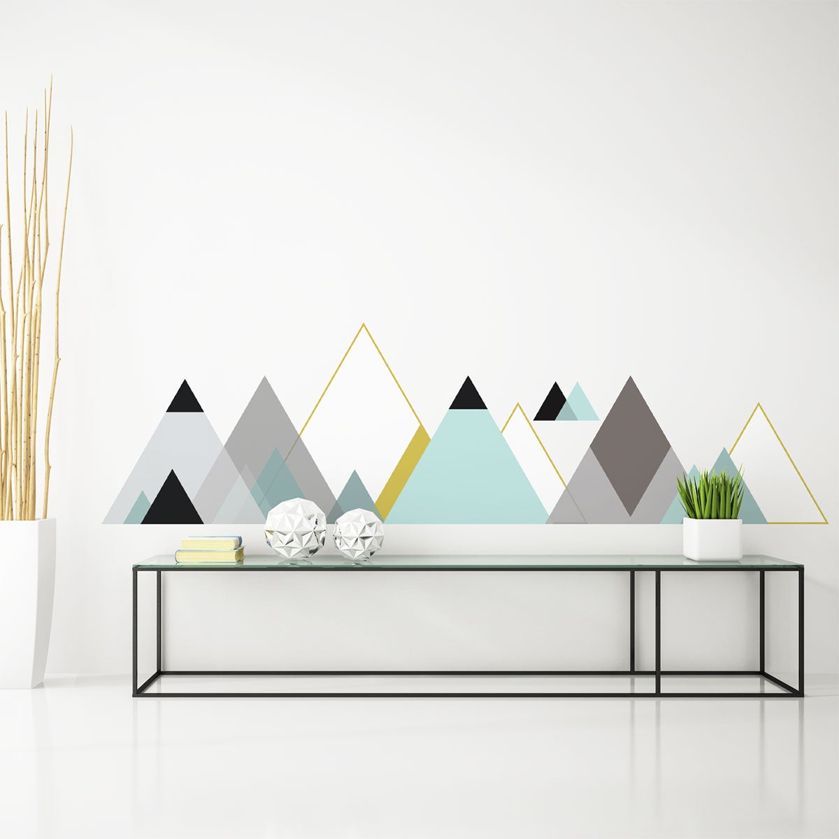 Adesivo montagna scandinavo matra - Sticker adesivo - adesivi murali - 50x75cm - 6