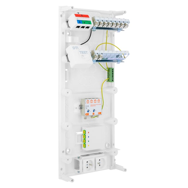Coffret de communication Grade 3 TV avec actifs 10 RJ45-SIEMENS