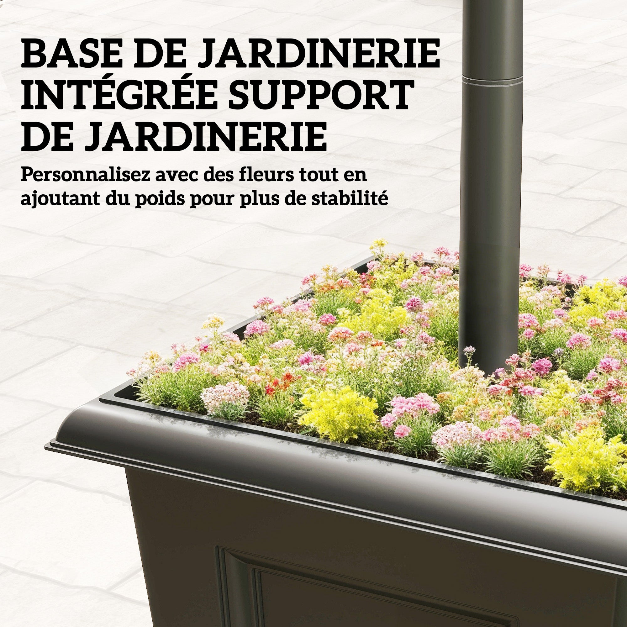 Lampadaire extérieur abs Outsunny - 6