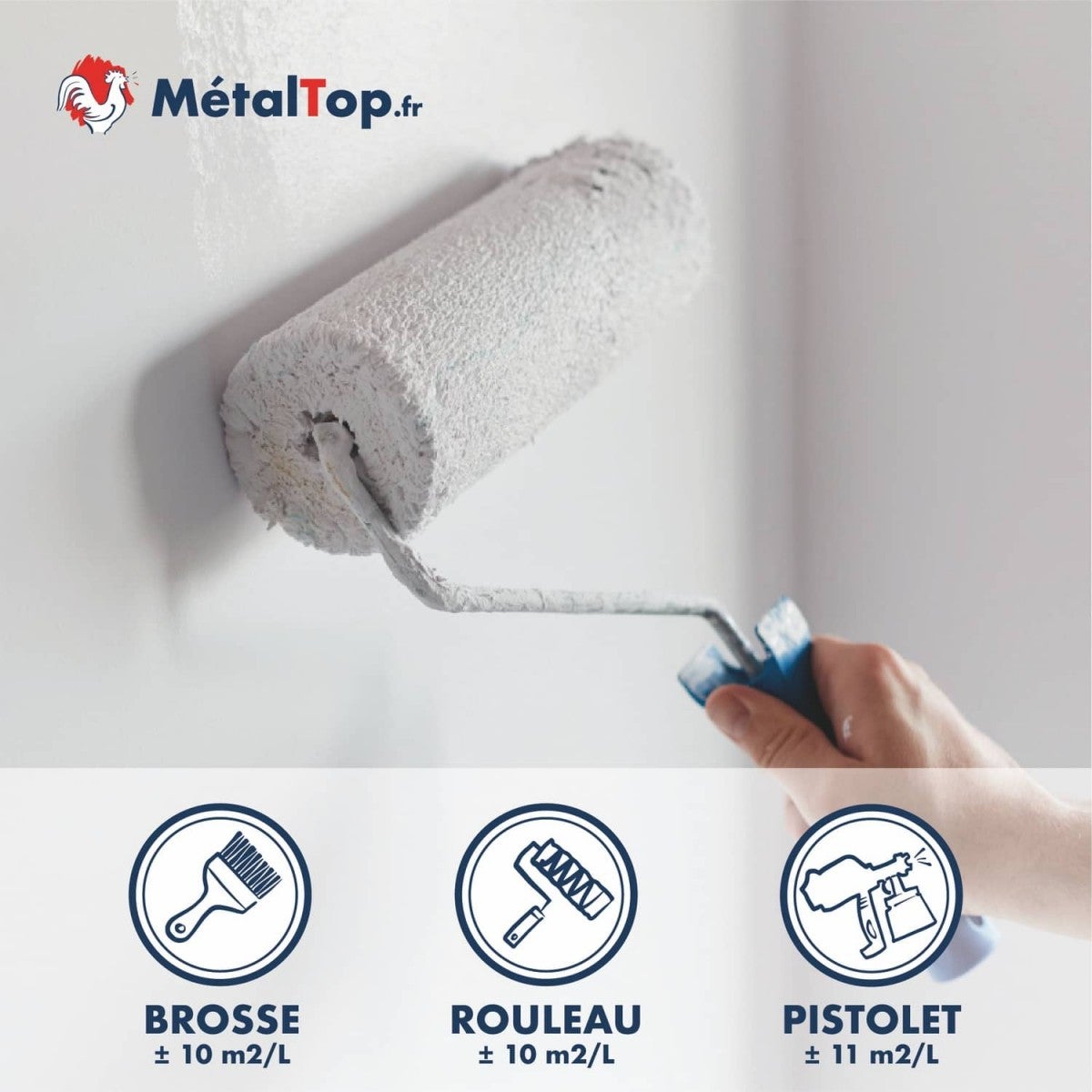 Impression Mur - lanc - 1 L - Métaltop - 5