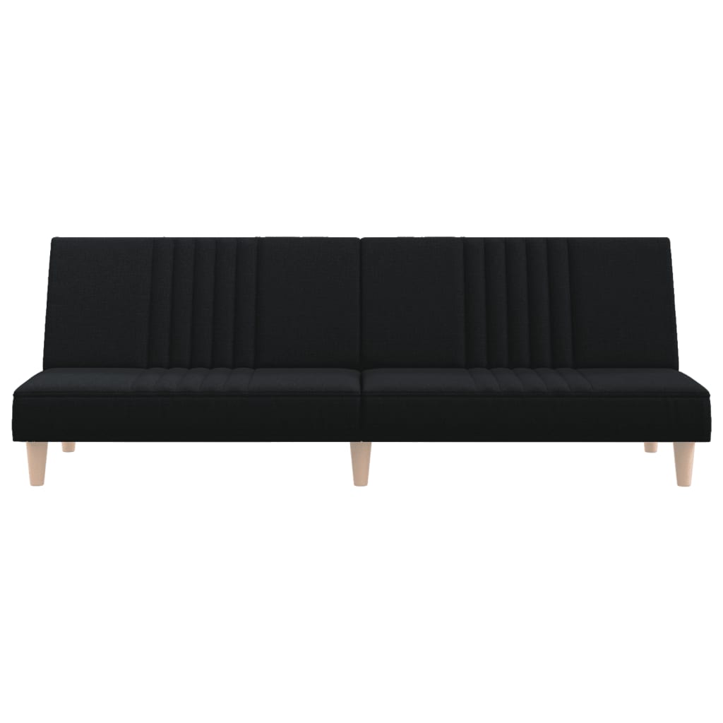 Divano letto 200 x 89 x 70 cm tessuto nero 02_0021012 - 2