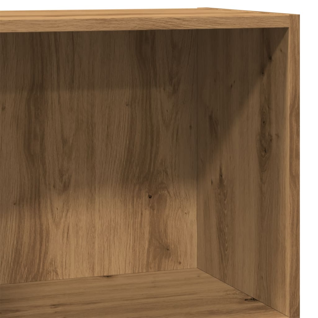 Bibliothèque | Armoire de livres | Meuble de Rangement chêne artisanal 40x30x77 cm bois d'ingénierie CFW799984 - 7