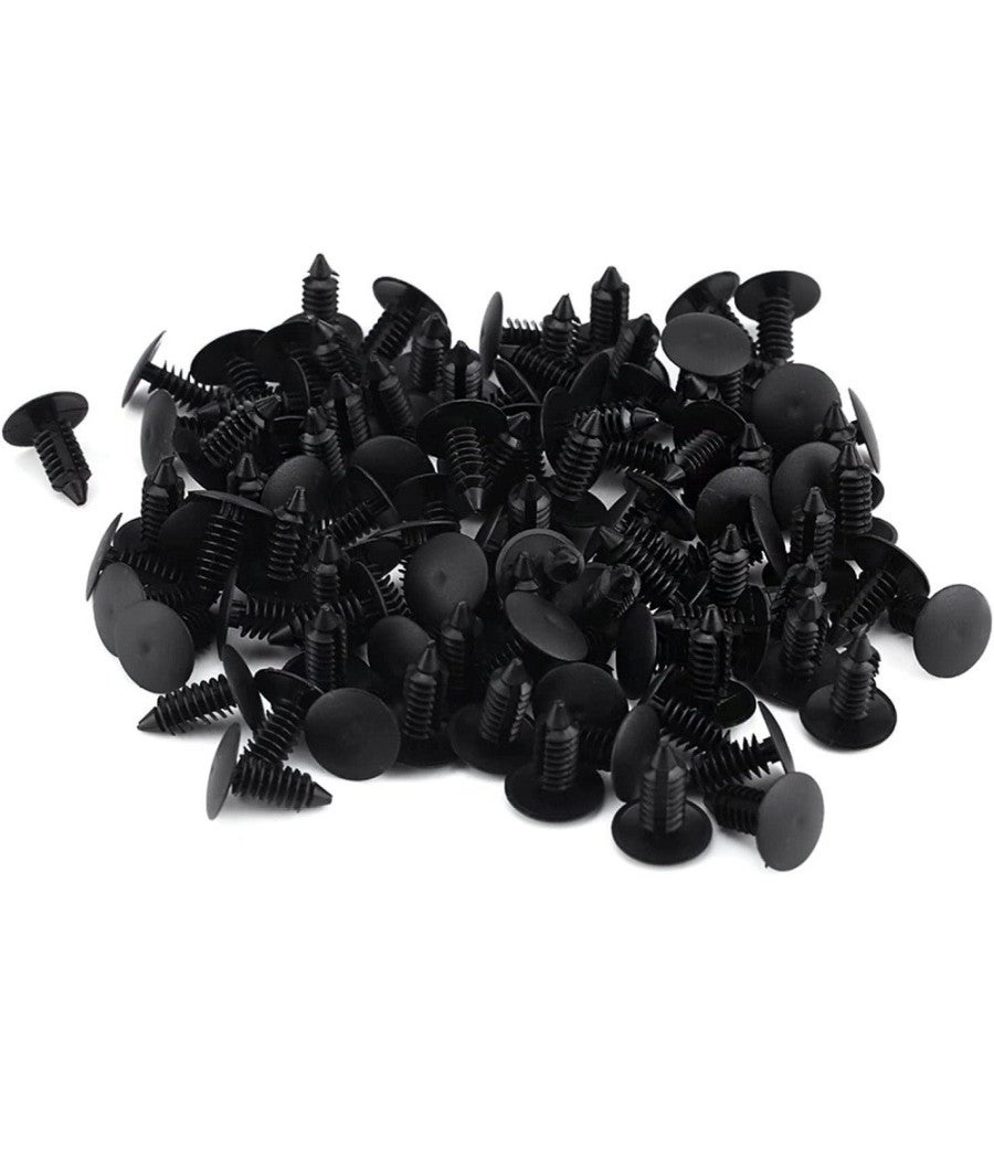 Kit Di 70 Clip Per Parafanghi Auto – Dadi A U, Bulloni Con Rondella E Clip In Plastica, Universali Per Fissaggio Paraurti E Rivestimenti
